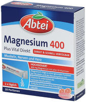 Abtei Magnesium 400 Plus Vital Direkt Granulat 20 St