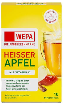 Wepa Heißer Apfel mit Vitamin C Pulver (10x10g)