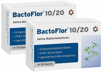 Intercell Pharma Bactoflor 10/20 Kapseln (2 x 100 Stk.)