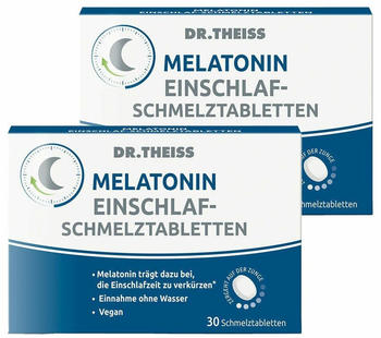 Dr. Theiss Melatonin Einschlaf Schmelztabletten (2 x 30 Stk.)