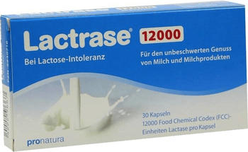 Pro Natura Lactrase 12000 FCC Kapseln (30 Stk.)