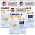 180 Stück: Doppelherz system Omega-3 family Gel-tabs