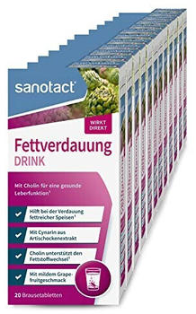 sanotact Fettverdauungs-Drink Brausetabletten (12x20Stk.)