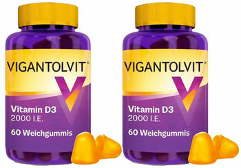 Wick Vigantolvit 2000 I.E. Vitamin D3 Weichgummies (2x60 Stk.)