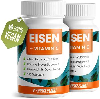 Profuel Eisen + Vitamin C Tabletten (2 x 180 Stk.)