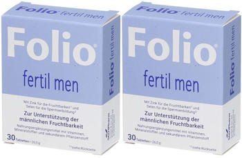 Steripharm Folio fertil Men Tabletten (2x30 Stk.)