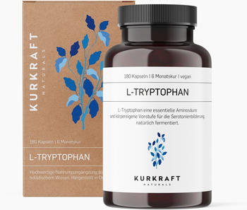 Kurkraft Naturals L-Tryptophan 500mg Kapseln (180 Stk.)