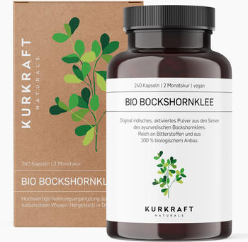 Kurkraft Naturals Bio Bockshornklee Kapseln (240 Stk.)