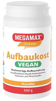 Megamax Aufbaukost Vegan Vanille Pulver (500g)