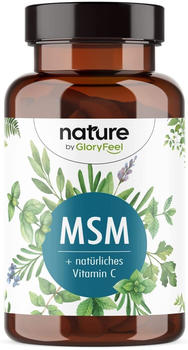 GloryFeel MSM 2000mg + natürliches VItamin C Tabletten (365 Stk.)