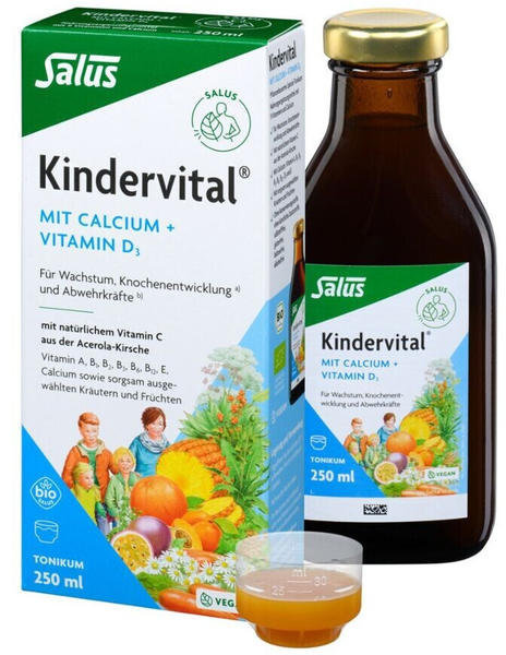 Salus Pharma Kindervital mit Calcium Viatmin D3 Saft (250ml)