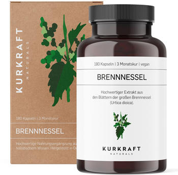 Kurkraft Naturals Brennnessel Kapseln (180 Stk.)
