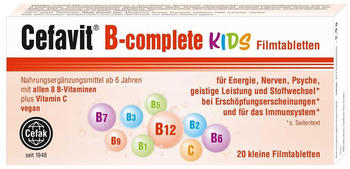Cefak KG Cefavit B-complete Kids Filmtabletten (20 Stk.)