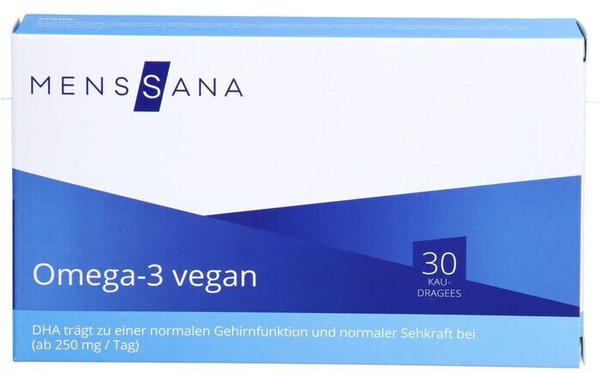 MensSana Omega-3 vegan Kaudragees (30 Stk.)