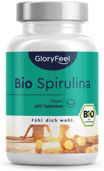 GloryFeel Bio Spirulina 500mg Tabletten (600 Stk.)