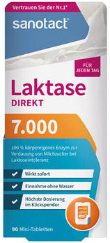 sanotact Laktase 7.000 FCC Mini-Tabletten (90 Stk.)