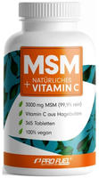 ProFuel - MSM 2000mg + nat&uuml;rliches Vitamin C 365 Tabletten 365 St