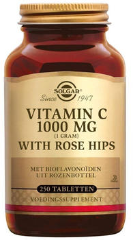 Solgar Vitamin C 1000mg mit Hagebutte Tabletten (250 Stk.)