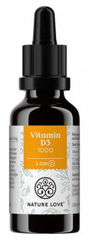 Nature Love Vitamin D3 1000 Tropfen (30ml)
