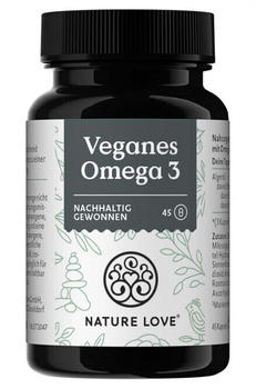 Nature Love Veganes Omega 3 Kapseln (45 Stk.)