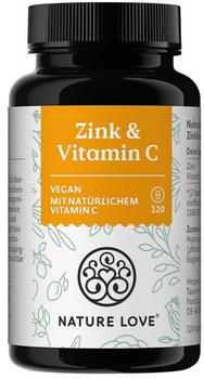 Nature Love Zink & Vitamin C Kapseln (120 Stk.)
