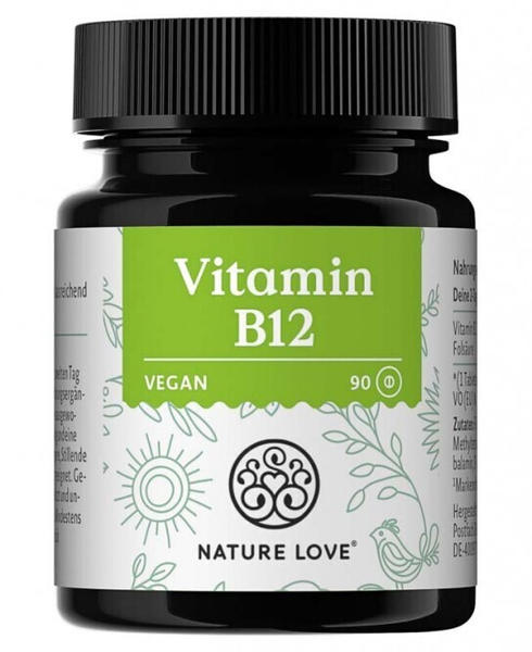 Nature Love Vitamin B12 mit Folsäure Tabletten (90 Stk.)