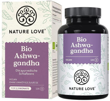 Nature Love Bio Ashwagandha Kapseln (135 Stk.)