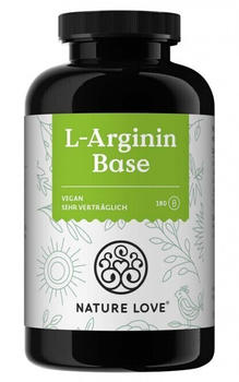 Nature Love L-Arginin Base Kapseln (180 Stk.)