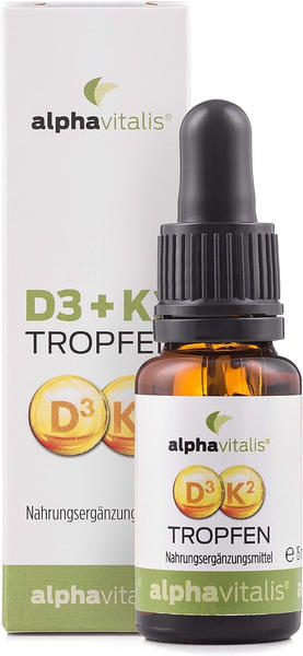 Alphavitalis Vitamin D3 + K2 Tropfen (15ml)