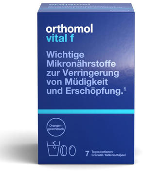 Orthomol Vital F Orange Granulat/Tabletten/Kapseln Kombipackung (7 Stk.)