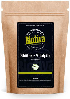 Biotiva Shiitake Vitalpilz Pulver Bio (125g)