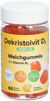 Hübner Dekristolvit D3 1000 I.E. Weichgummis (60 Stk.)