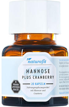 Naturafit Mannose Plus Cranberry Kapseln (20 Stk.)