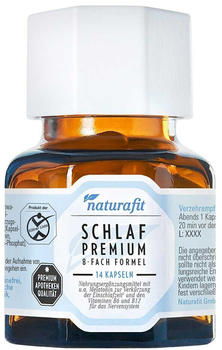 Naturafit Schlaf Premium 8-fach Formel Kapseln (14 Stk.)