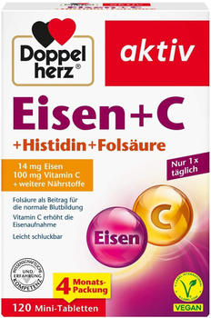 Doppelherz Eisen + Vitamin c + Histidin Tabletten (120 Stk.)