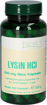 Bios Naturprodukte Lysin HCL 500 mg Bios Kapseln (100 Stk.)