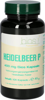 Bios Naturprodukte Heidelbeer P Bios Kapseln (100 Stk.)