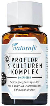 Naturafit Proflor 6 Kulturen Komplex Kapseln (80 Stk.)