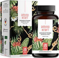 Aminos&auml;uren Komplex - AMINOKRAFT - 180 hochdosierte vegane Kapseln - NATURTREU&reg; 180