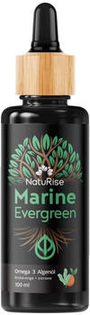 NatuRise Marine Evergreen Omega 3 Algenöl Blutorange/Zitrone Tropfen (100ml)