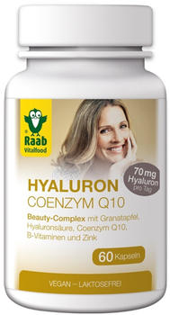 Raab Vitalfood Hyaloron Coenzym Q10 Kapseln (60 Stk.) Raab Vitalfood Hyaloron Coenzym Q10 Kapseln (60 Stk.)