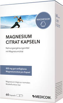 Medicom Magnesium Citrat Kapseln (60 Stk.)