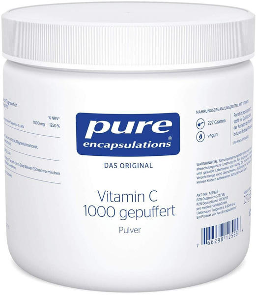 Pure Encapsulations Vitamin C 1000 gepuffert Pulver (227g)
