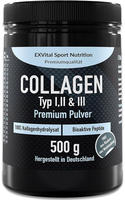EXVital&reg; Collagen Pulver, Bioaktives Kollagen Typ 1, 2 & 3 500 g