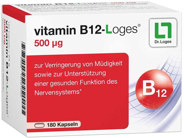 Dr. Loges Vitamin B12-Loges 500µg Kapseln (180 Stk.)