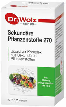 Dr. Wolz Sekundäre Pflanzenstoffe 270 Kapseln (120 Stk.)