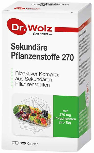 Dr. Wolz Sekundäre Pflanzenstoffe 270 Kapseln (120 Stk.)