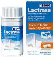 Lactrase 18.000 FCC Laktase Tabletten im Nachf&uuml;llpack 200 St