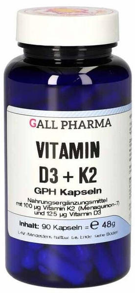Hecht Pharma Vitamin D3 + K2 GPH Kapseln (90 Stk.)