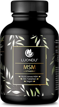 Luondu MSM 2000mg + Vitamin C Tabletten (365 Stk.)